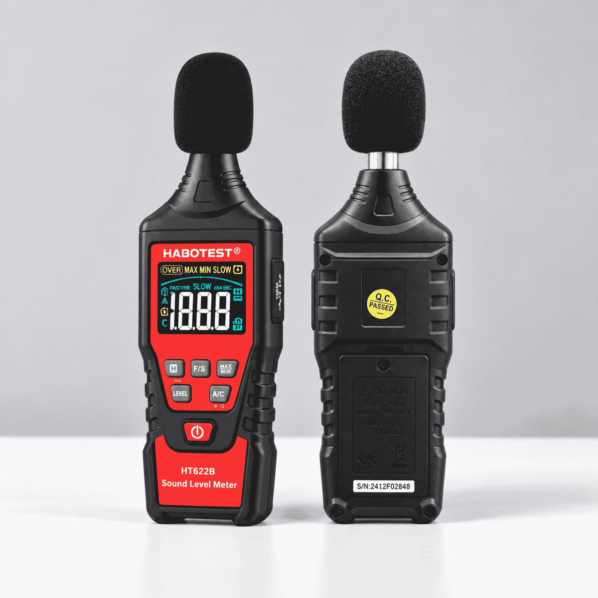 Habotest HT622B - Decibelimetro de Medición Puntual