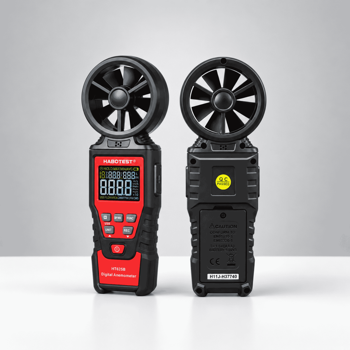 Habotest HT625B - Anemometro de Paleta