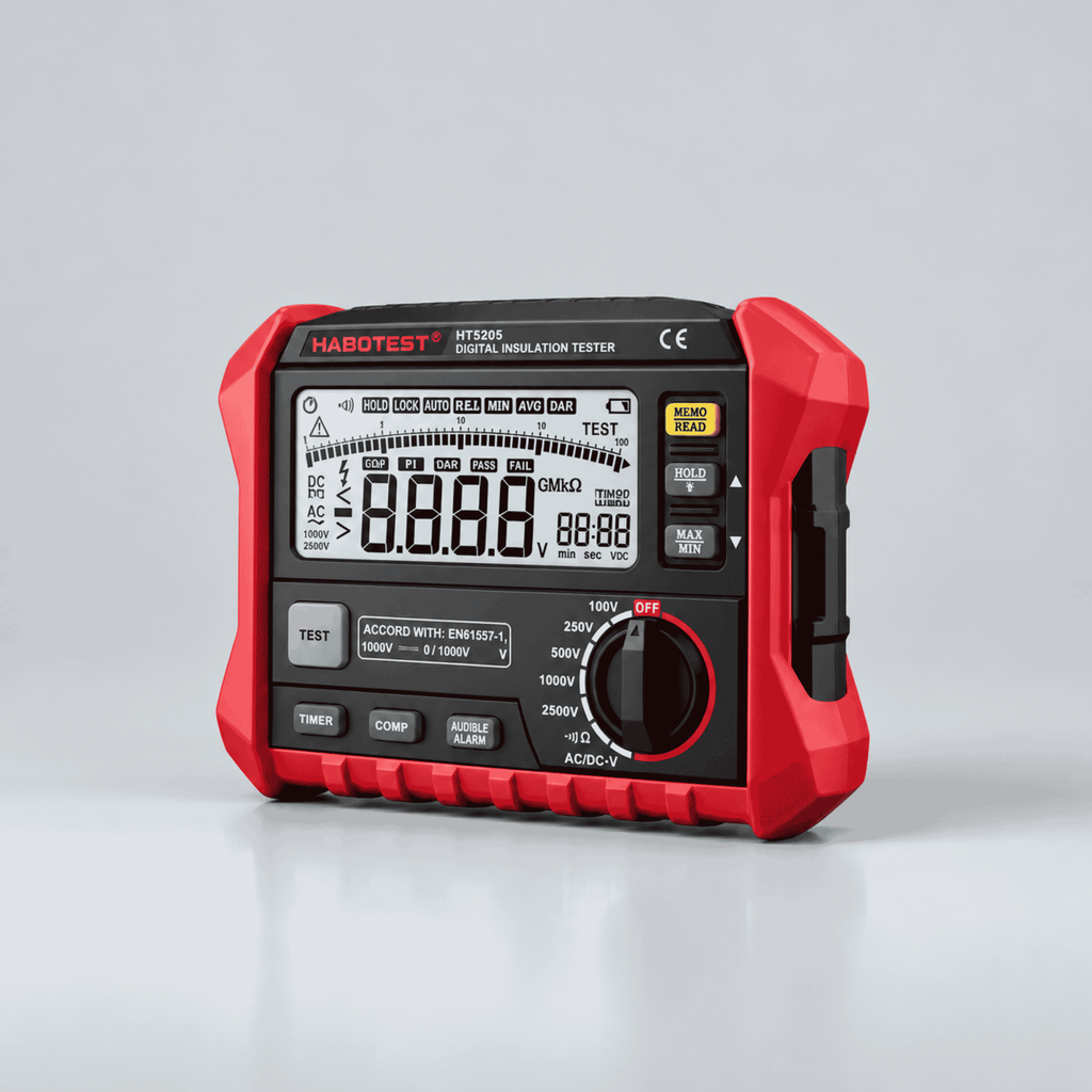 Habotest HT5205 - Megohmetro Medidor de Resistencia de Aislación