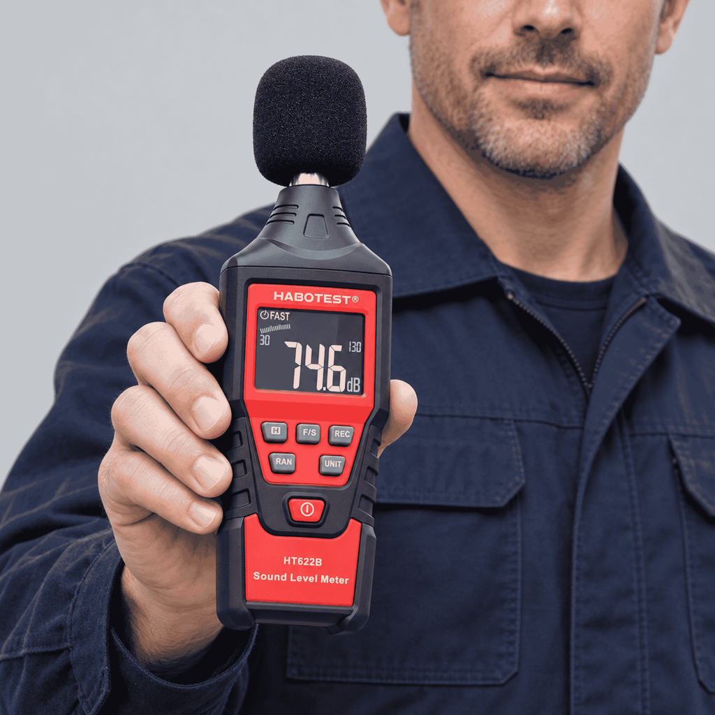Habotest HT622B - Decibelimetro de Medición Puntual