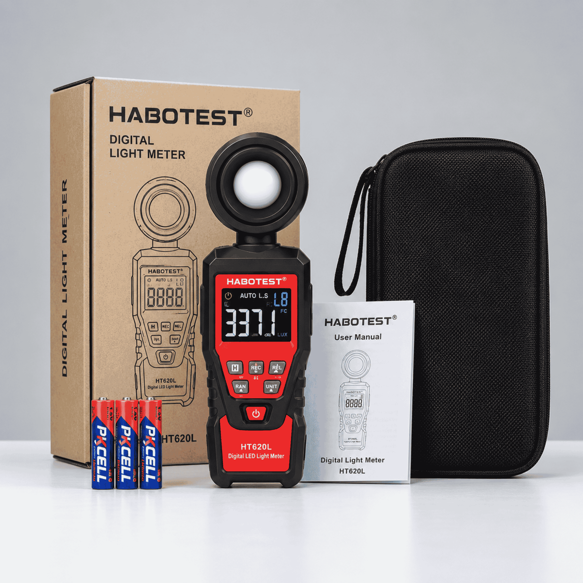 Habotest HT620L - Luxometro de luces LED