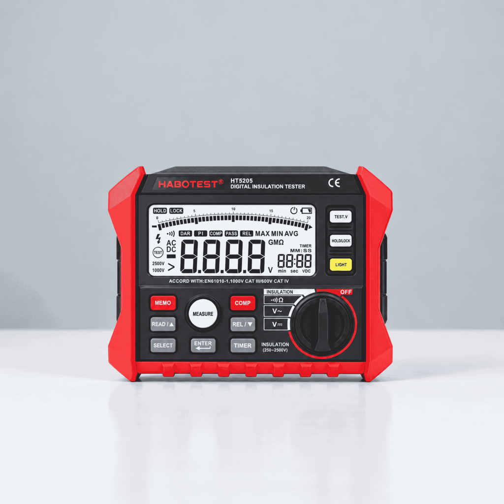 Habotest HT5205 - Megohmetro Medidor de Resistencia de Aislación
