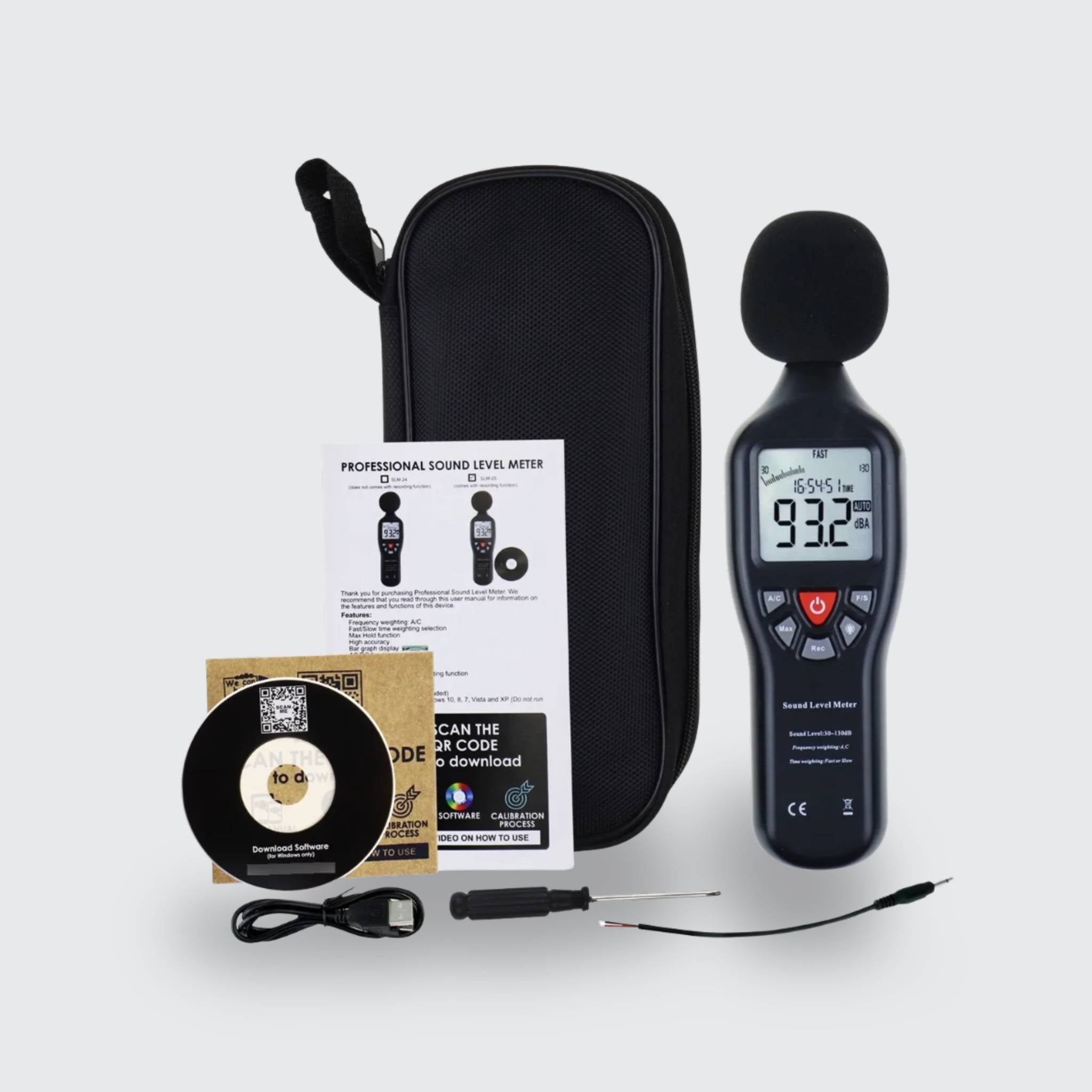 Decibelímetro con Datalogger SLM25