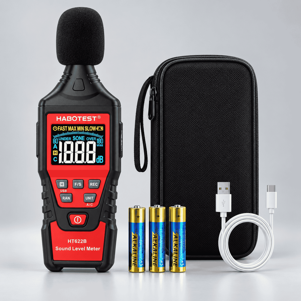 Habotest HT622B - Decibelimetro de Medición Puntual