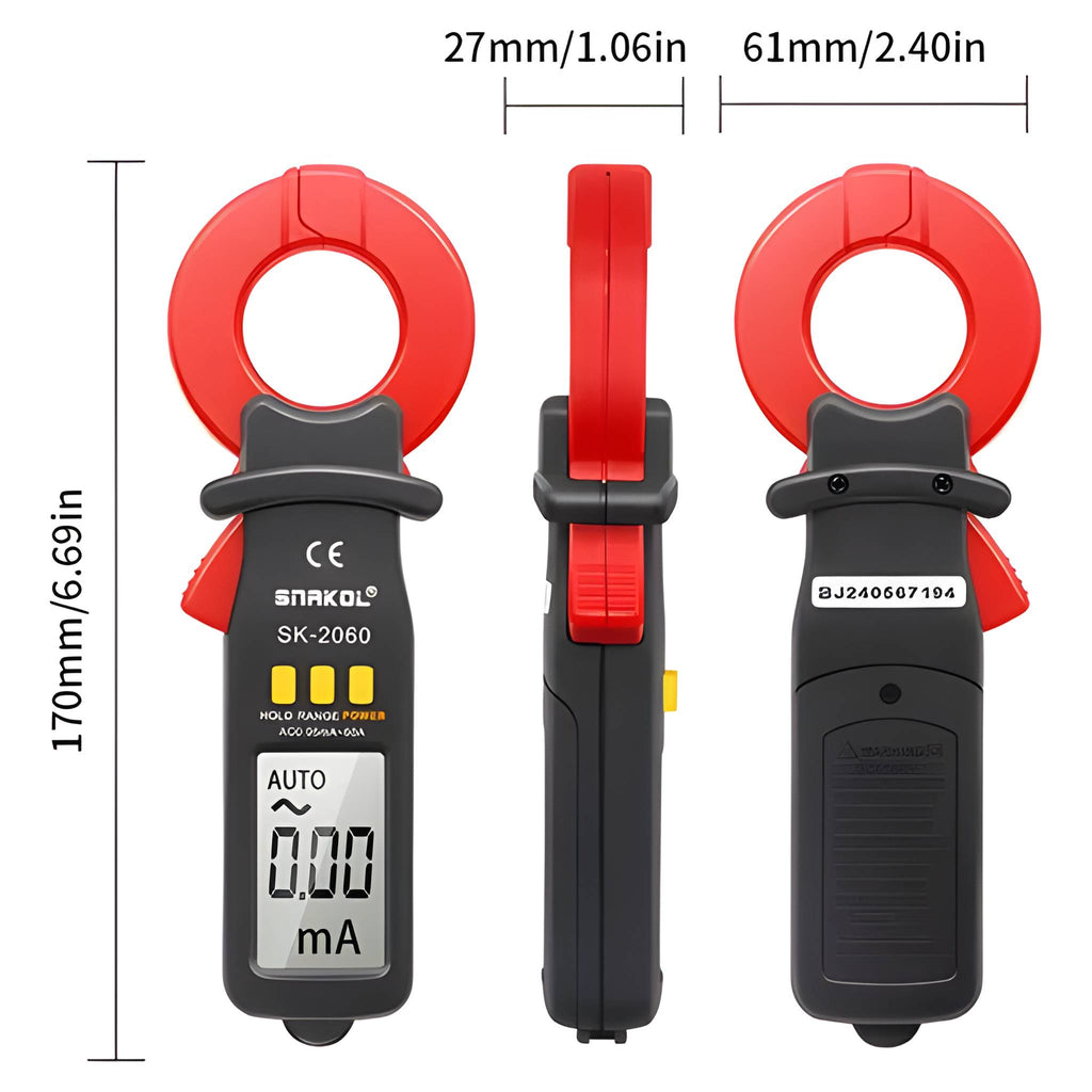 Pinza Fuga de Corriente Snakol SK2060