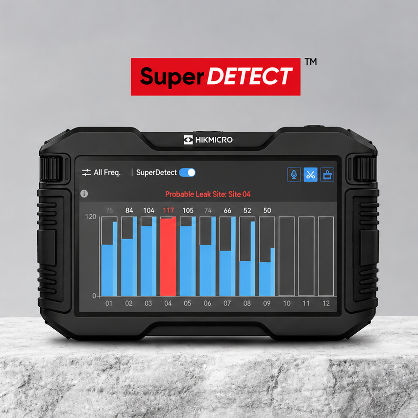 Detector Acústico de Fugas de Agua HIKMICRO AD22P-O para Exteriores