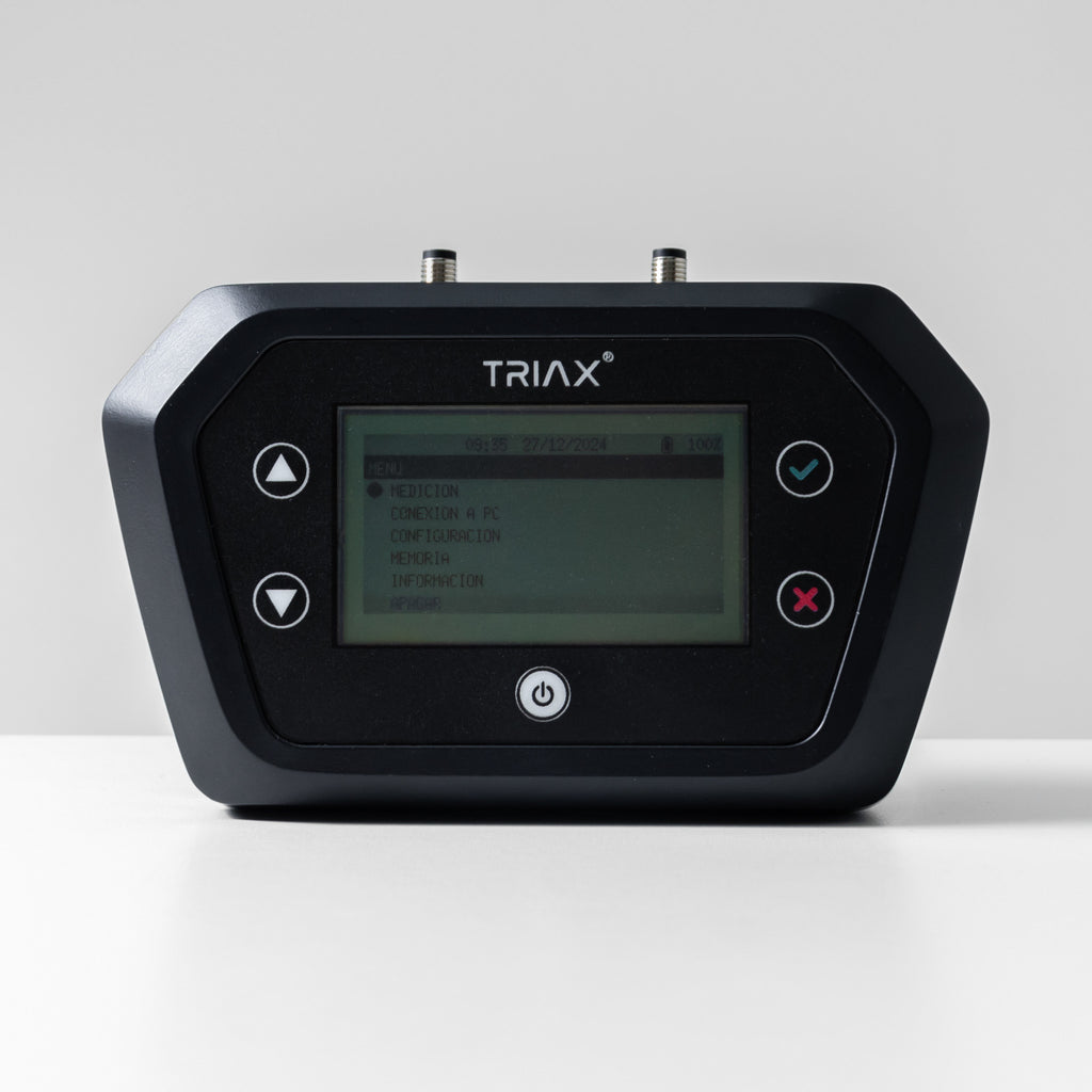 Analizador de Vibraciones en Cuerpo entero y Mano brazo TRIAX