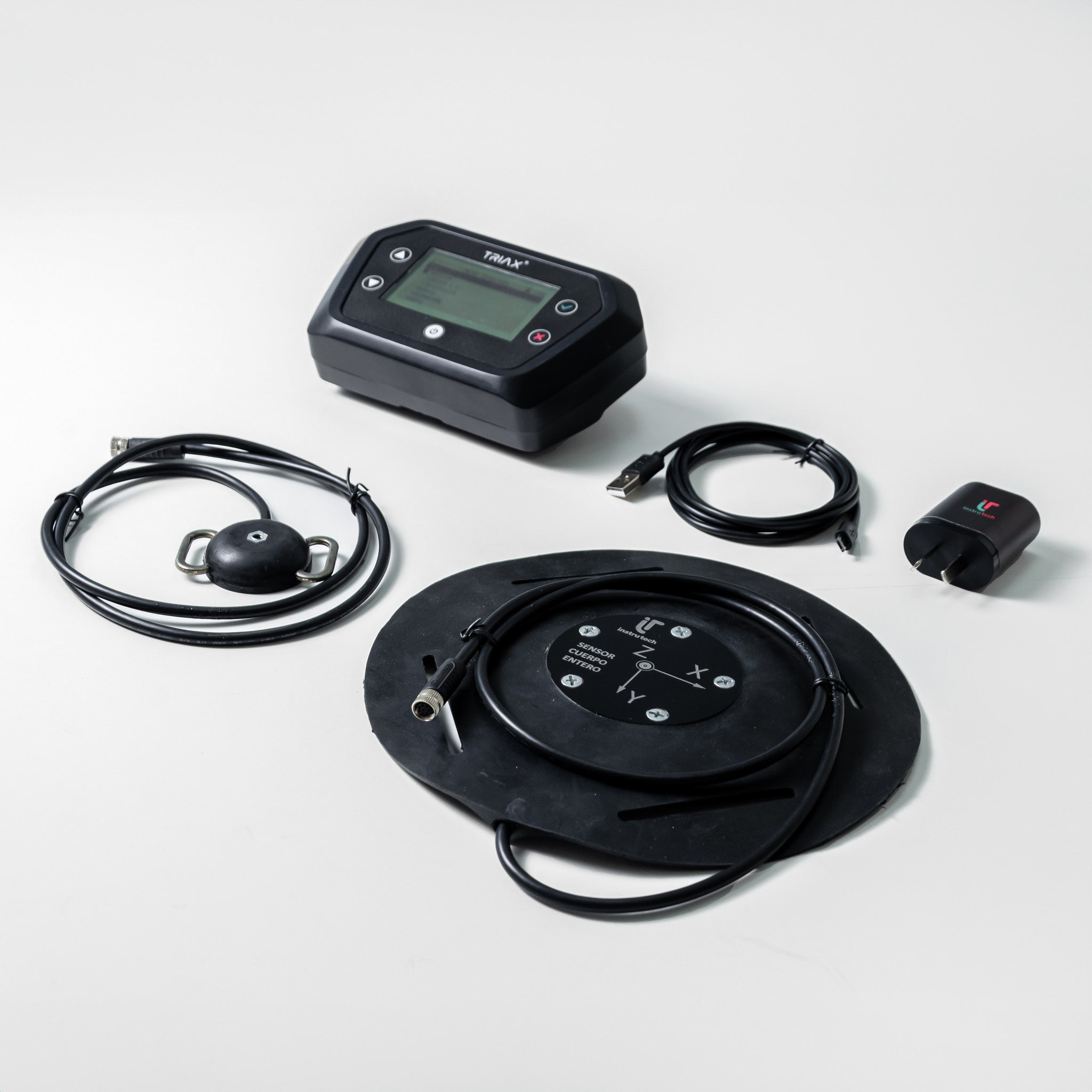 Combo INSTRUTECH PRO - Analizador de Bandas de Octavas RUGIT PRO + Dosímetro FREQ + Analizador de Vibraciones TRIAX