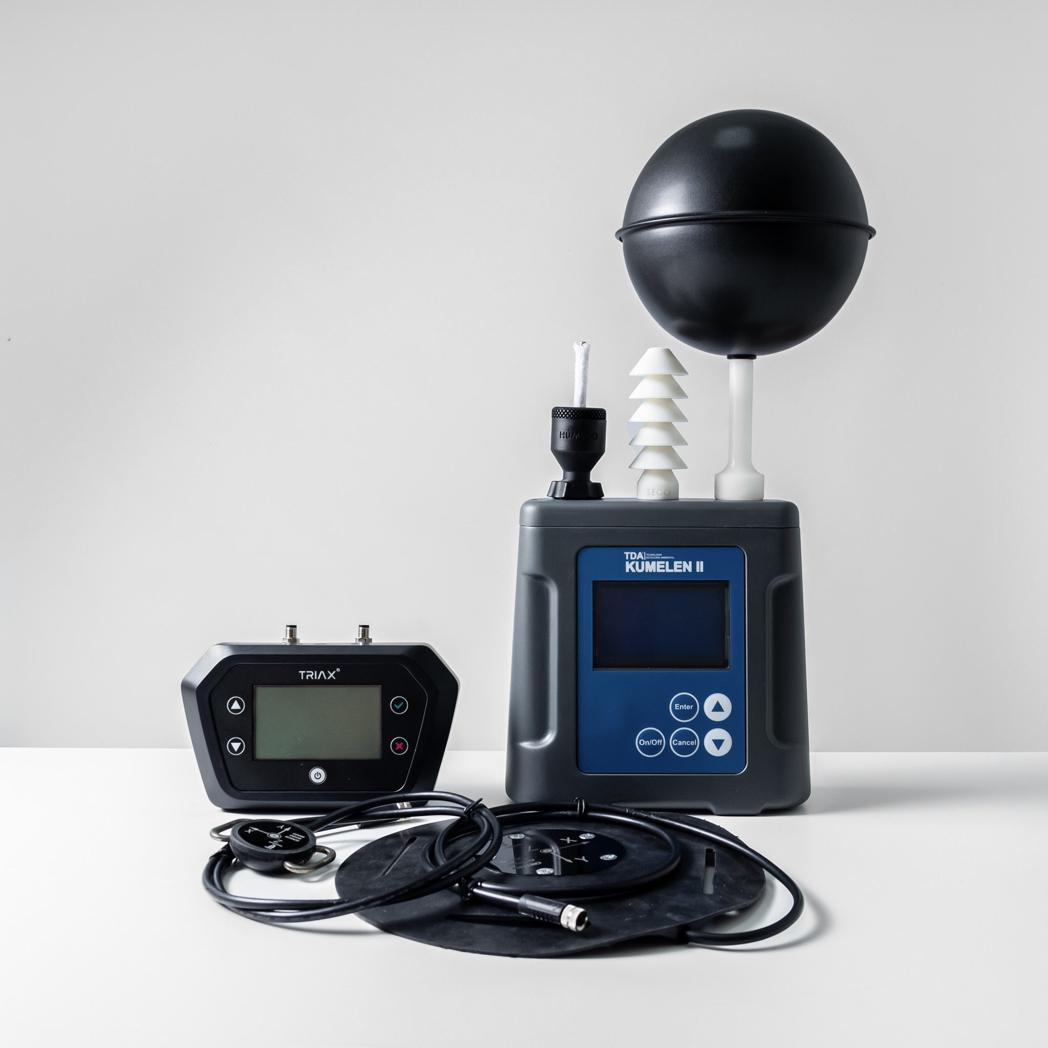 COMBO Monitor de Carga Termica Kumelen II + Analizador de vibraciones Instrutech TRIAX