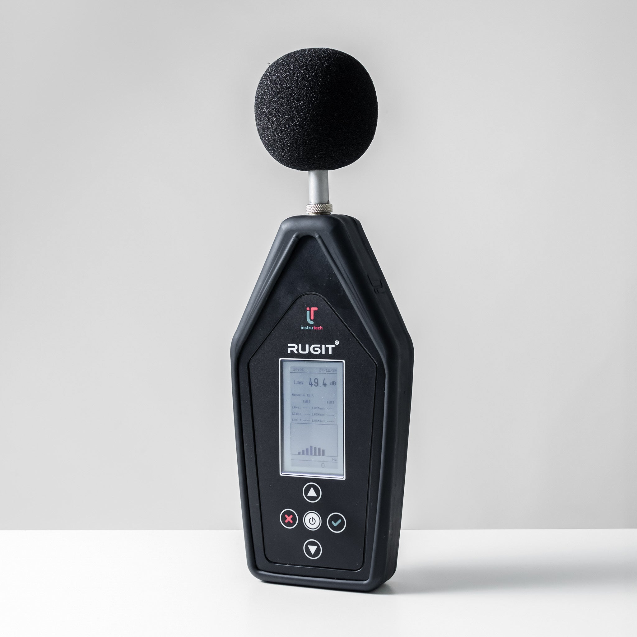 RUGIT - Analizador de Bandas de Octavas - Instrutech