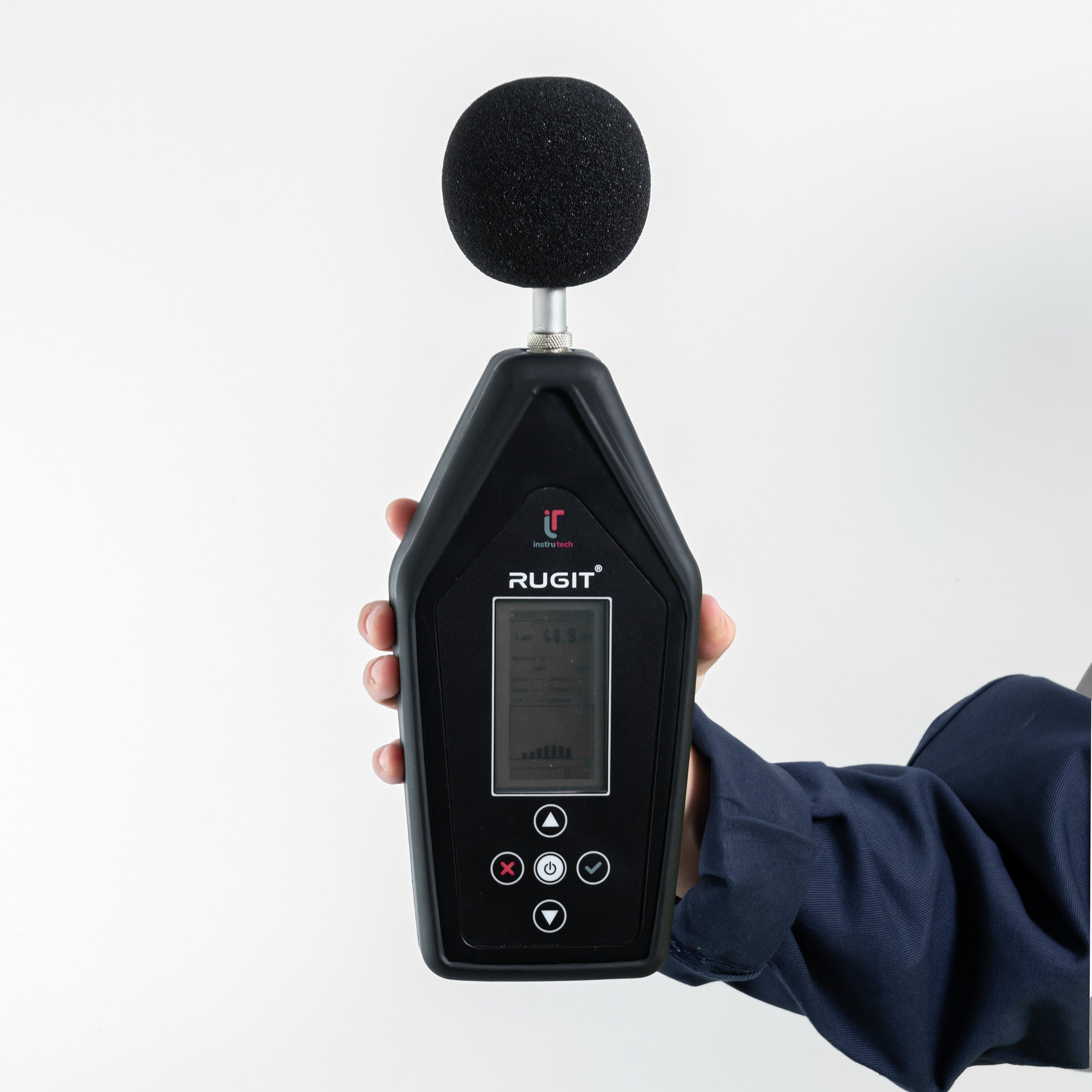Combo INSTRUTECH PRO - Analizador de Bandas de Octavas RUGIT PRO + Dosímetro FREQ + Analizador de Vibraciones TRIAX