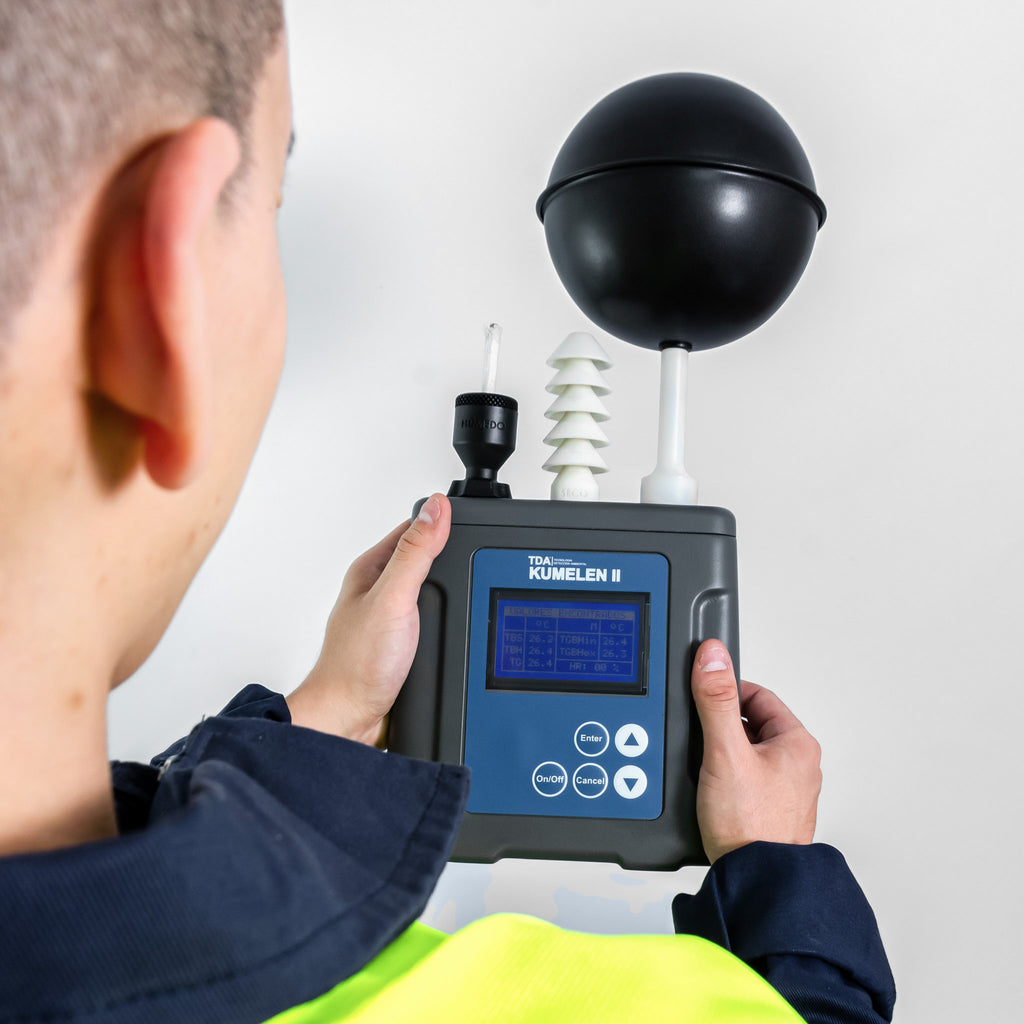 COMBO Monitor de Carga Termica Kumelen II + Analizador de vibraciones Instrutech TRIAX