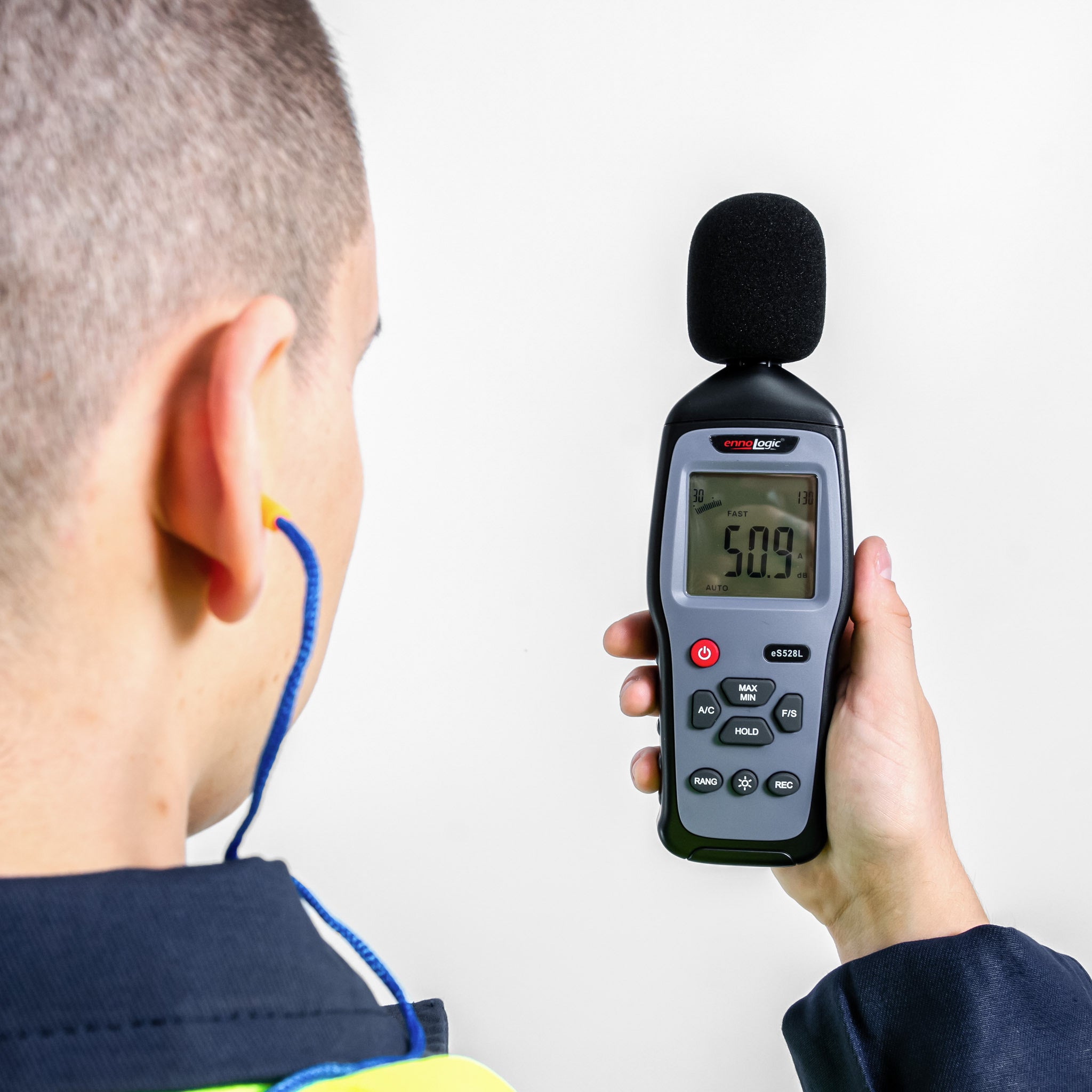 Decibelímetro con Dataloger Ennologic Modelo eS528L