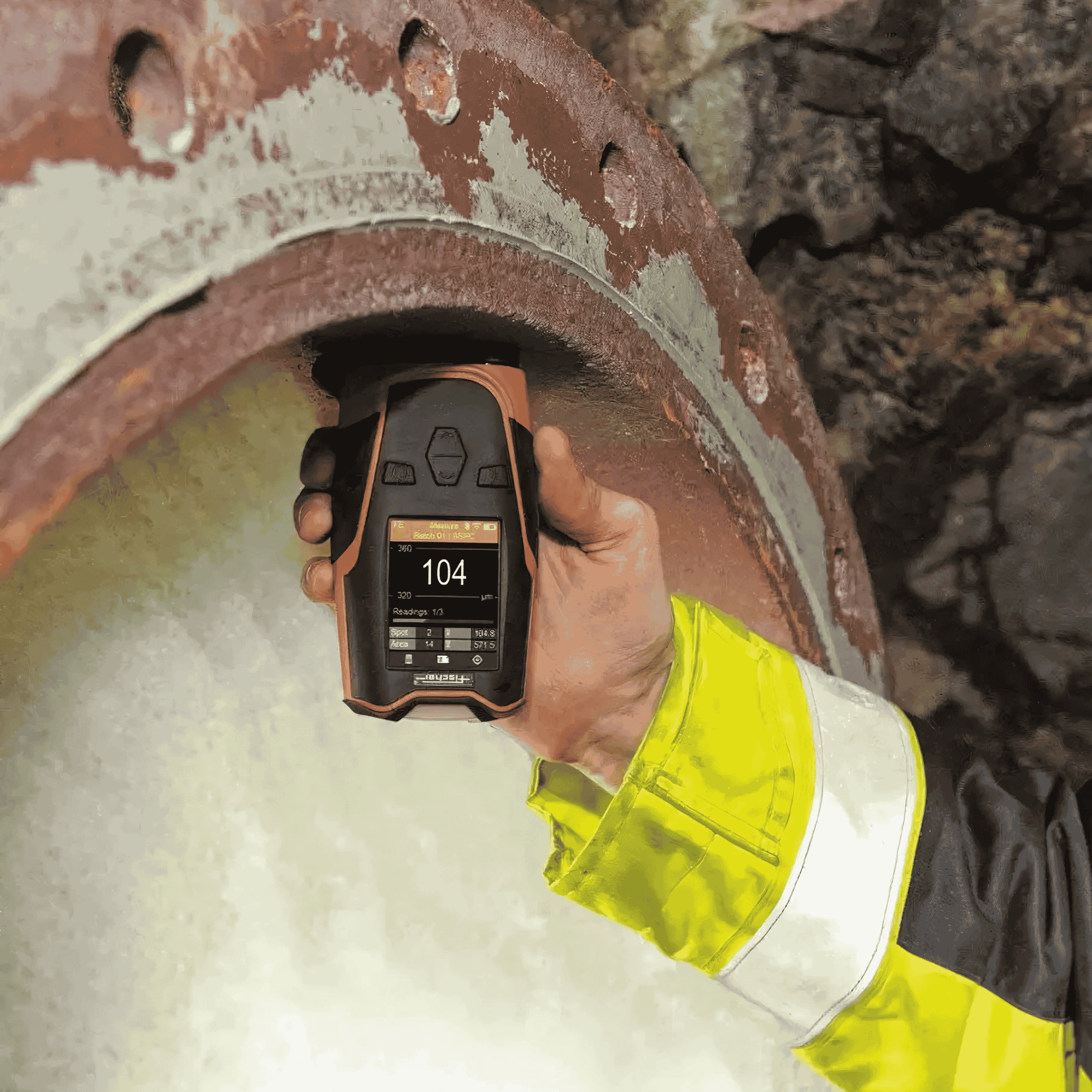 Medidor de Espesores Helmut Fisher MMS Inspection