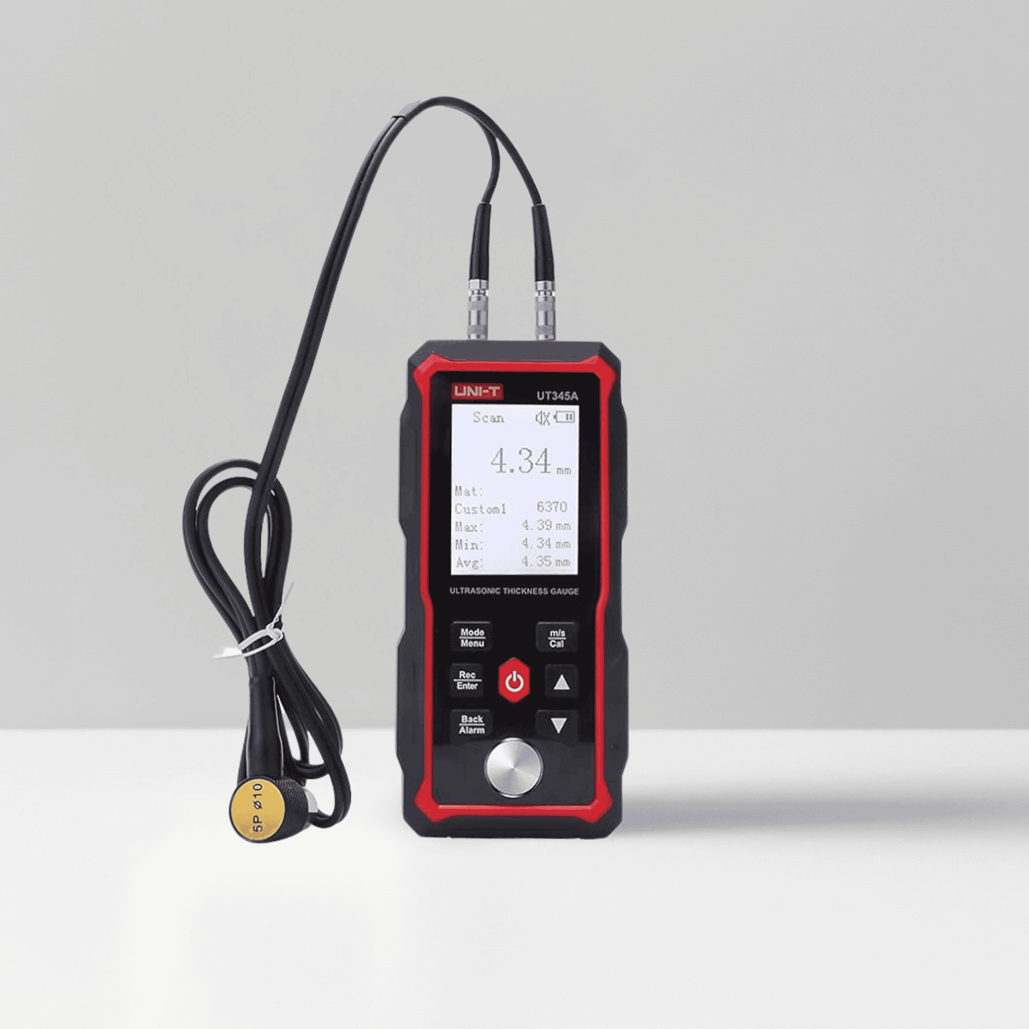 Medidor de Espesores Ultrasónico Inteligente UT-345A