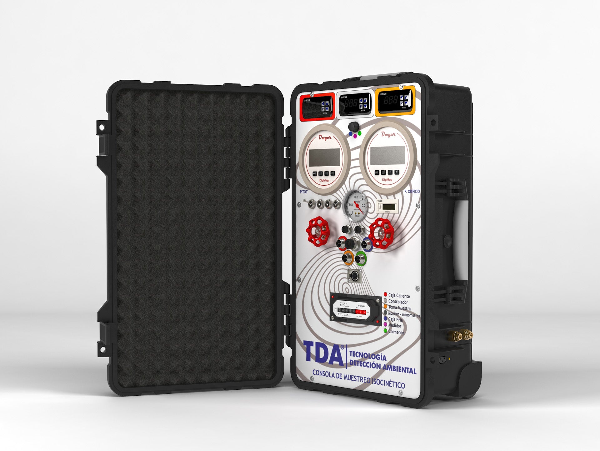 Tren de muestreo isocinetico TDA  EPA 5