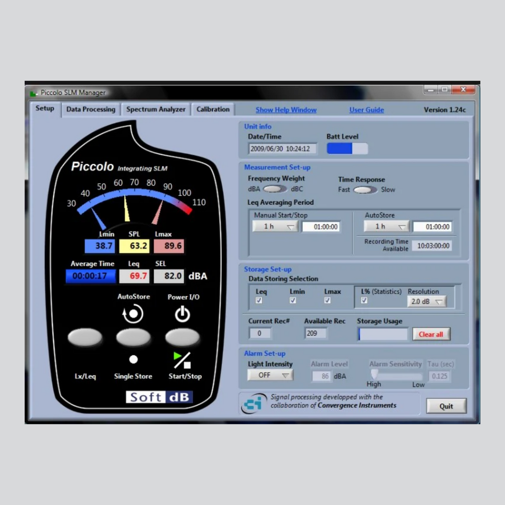 Decibelimetro Integrador Piccolo 2